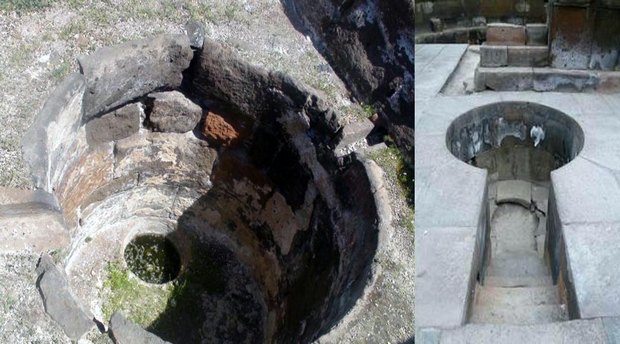 Sleva-Odin-iz-kolodtsev-gasiteley-kolebaniy-zemnoy-koryi-versiya-Sprava-Glavnyiy-kolodets-gasitel-kolebaniya-zemnoy-koryi-Glubina-kolodtsa-ravna-vyisote-hramaversiya