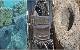 Развалины древнего города на дне озера