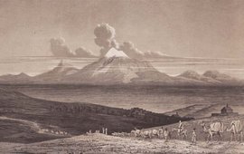 Поселение Акори на склоне горы Арарат