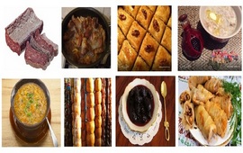 Зимняя пища в армянской деревне