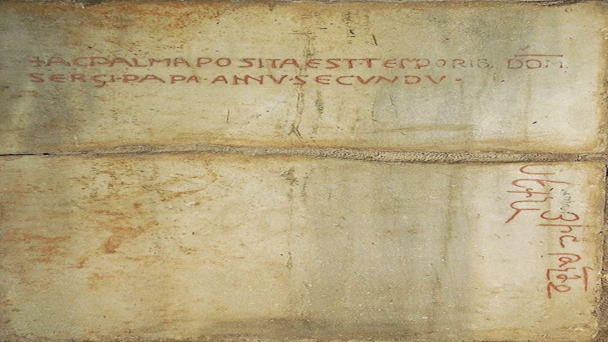 Армянская надпись на монастыре в Риме