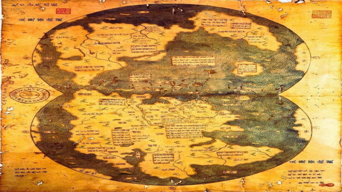 Средневековая карта китайского коллекционера