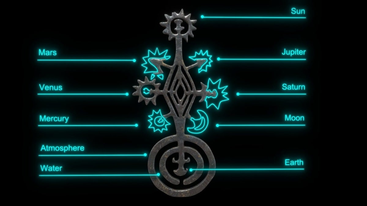 Древняя геоцентрическая модель Солнечной системы в Армении