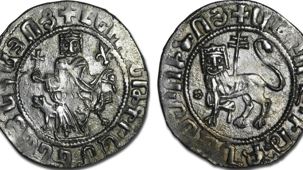 Серебряная монета Двойной драм Левона II: кусочек армянской истории