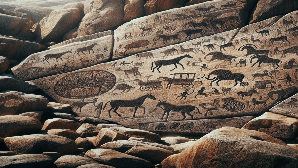 Древнее искусство петроглифов в Армении