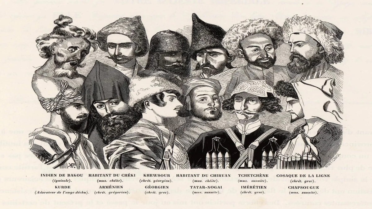 Взгляд на Кавказ XIX века: анализ исторического рисунка