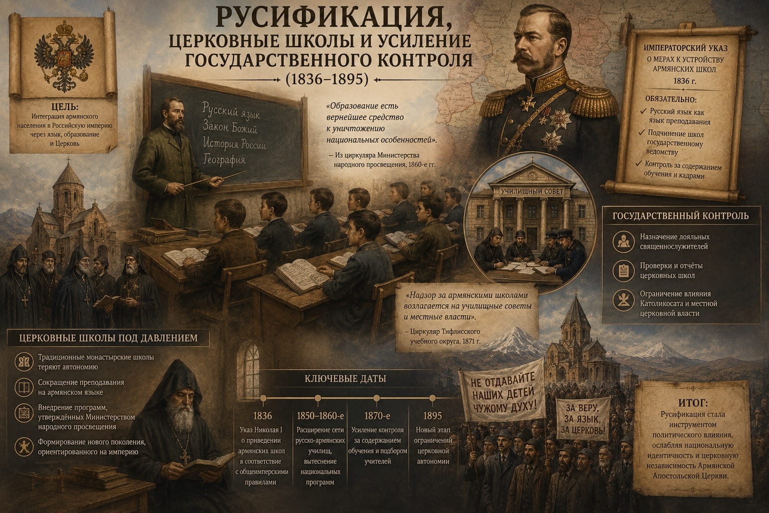 История нападок на Армянскую Апостольскую Церковь со стороны Российской империи II